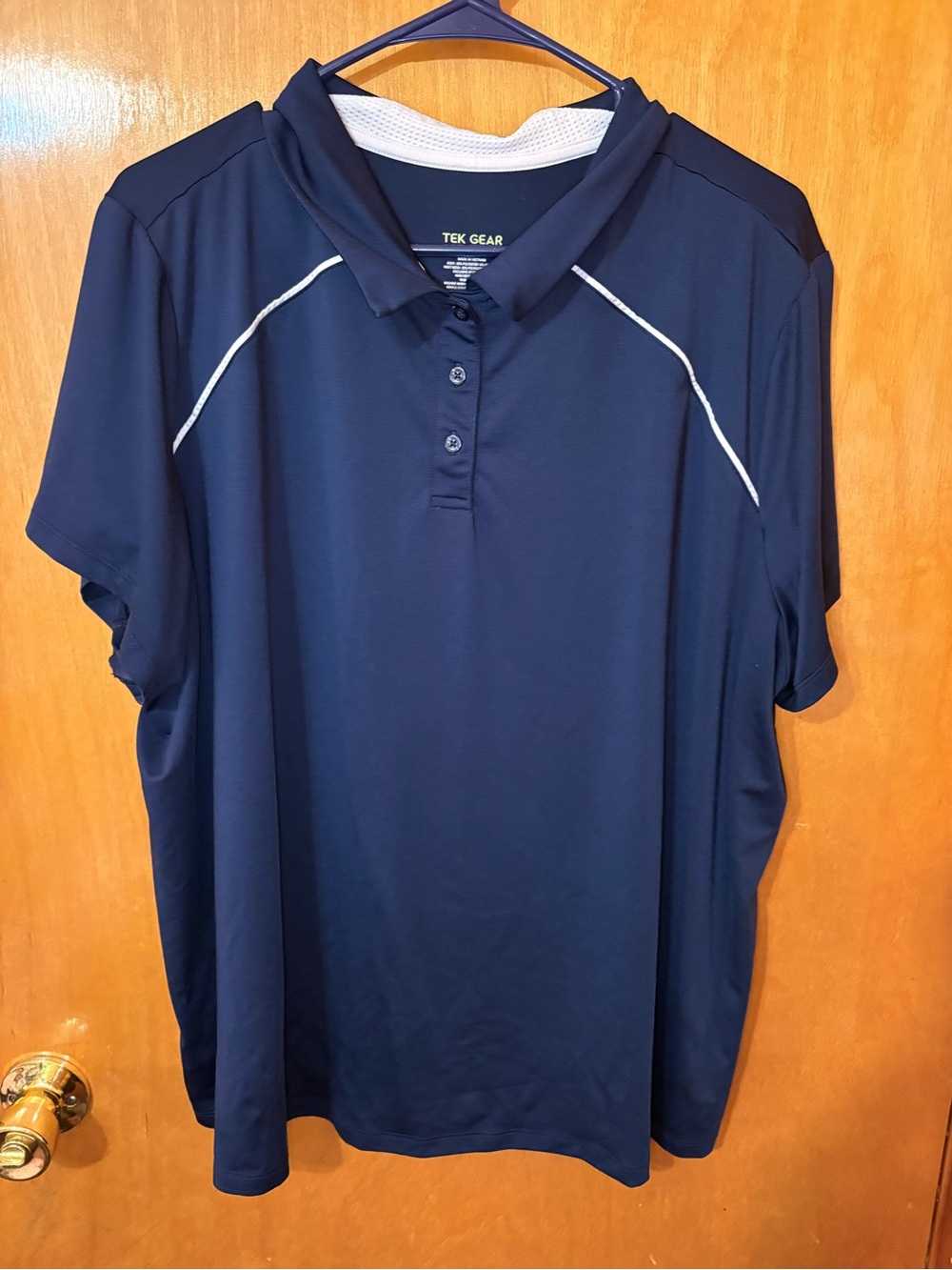 Navy polo golf shirt 2X